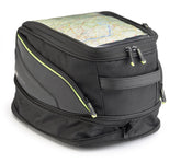Borsa Serbatoio Easy-T 131, una borsa estensibile 20-26L. Colore nero, con piping riflettente. Di Givi.